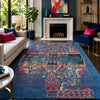 MOHIT R5054 BLUE / MULTI