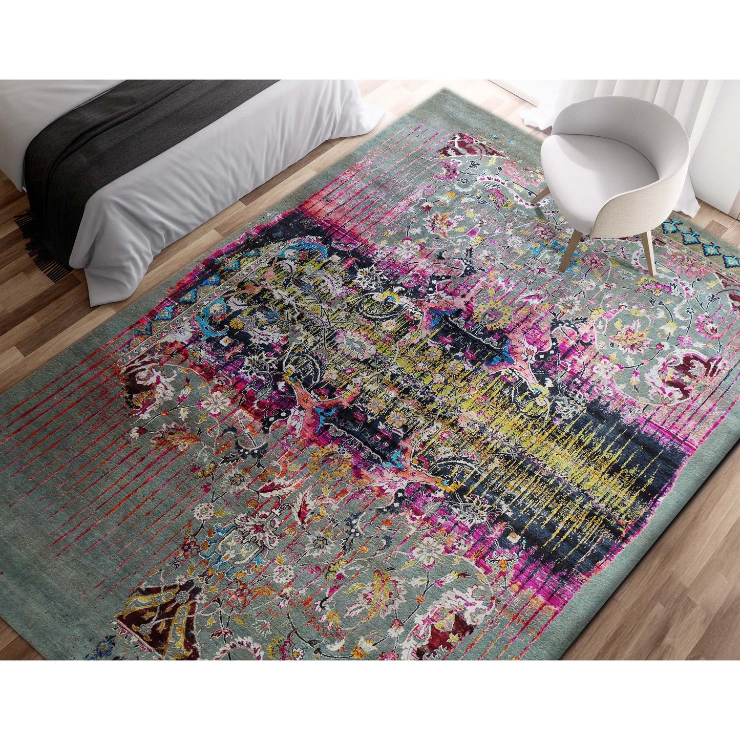 MOHIT R5054 LIGHT GREY / MULTI