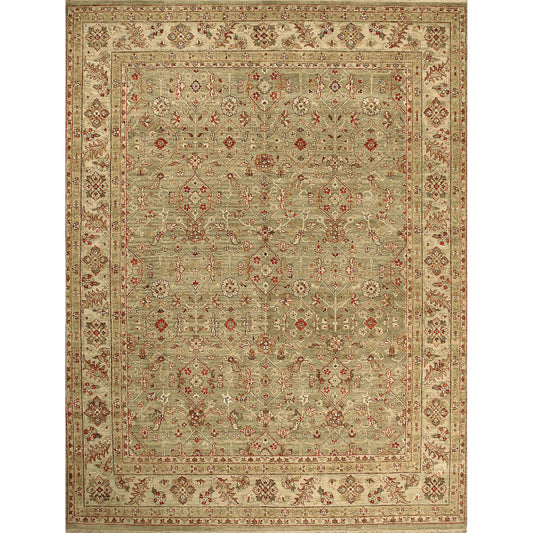 MOUNTAIN KING FERJP LIGHT GREEN / CREAM 14'1" X 28'1"