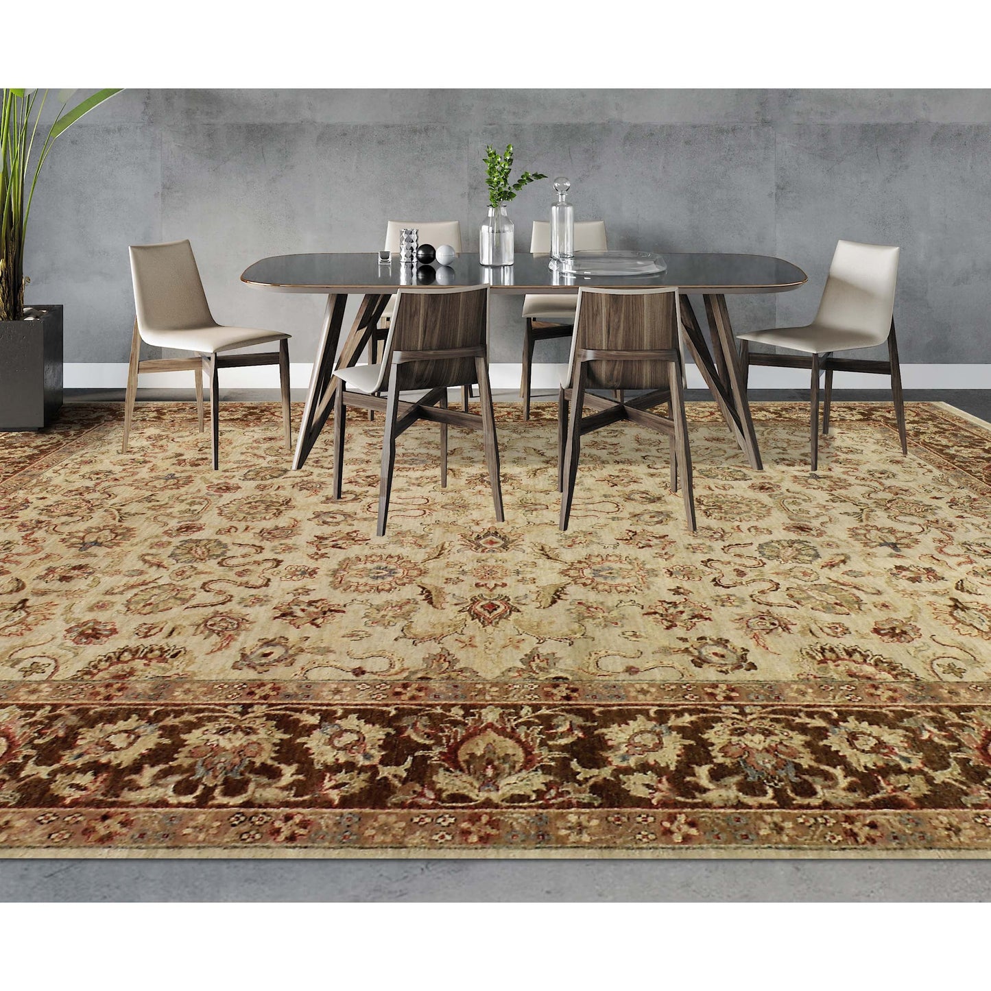 MOUNTAIN KING MAHJP CREAM / MOCHA 12'2" X 23'11"