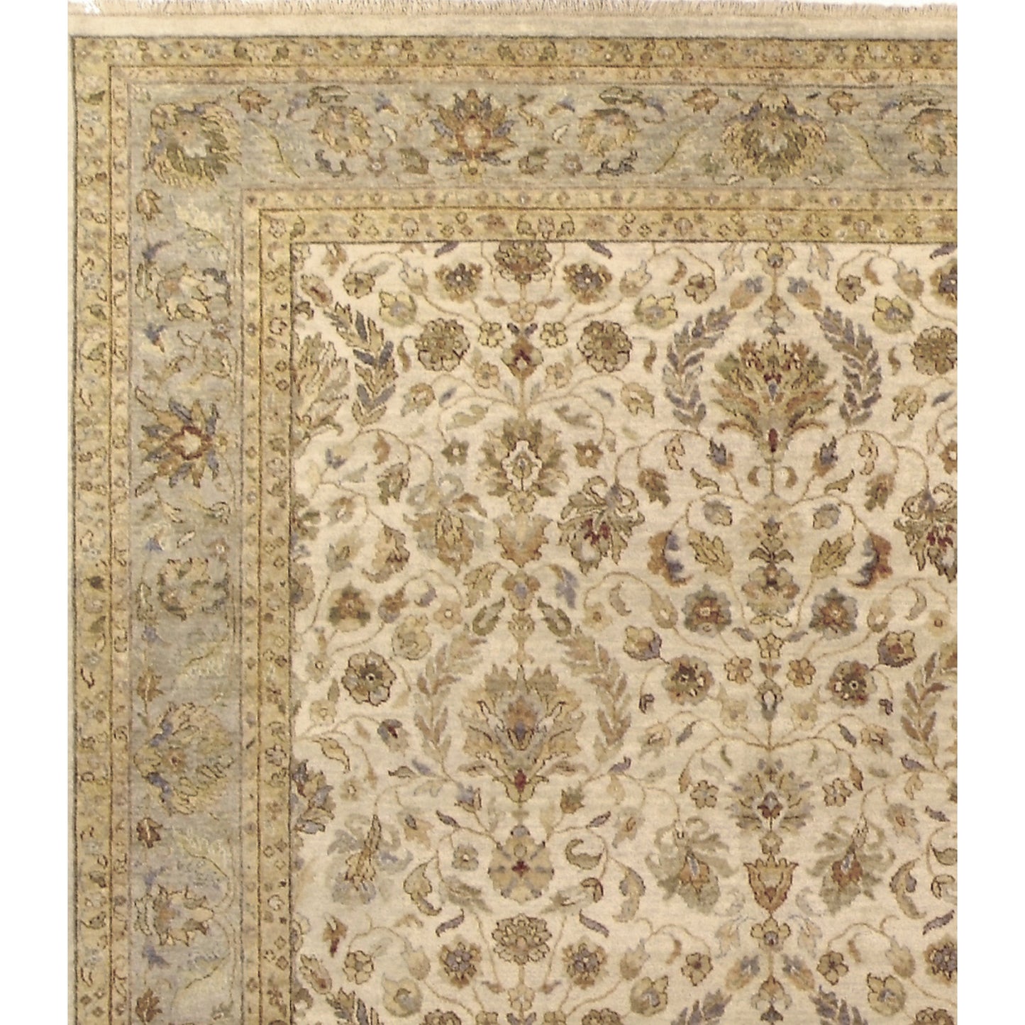 MOUNTAIN KING MAHJP IVORY / LIGHT GREEN 13'11" X 27'5"
