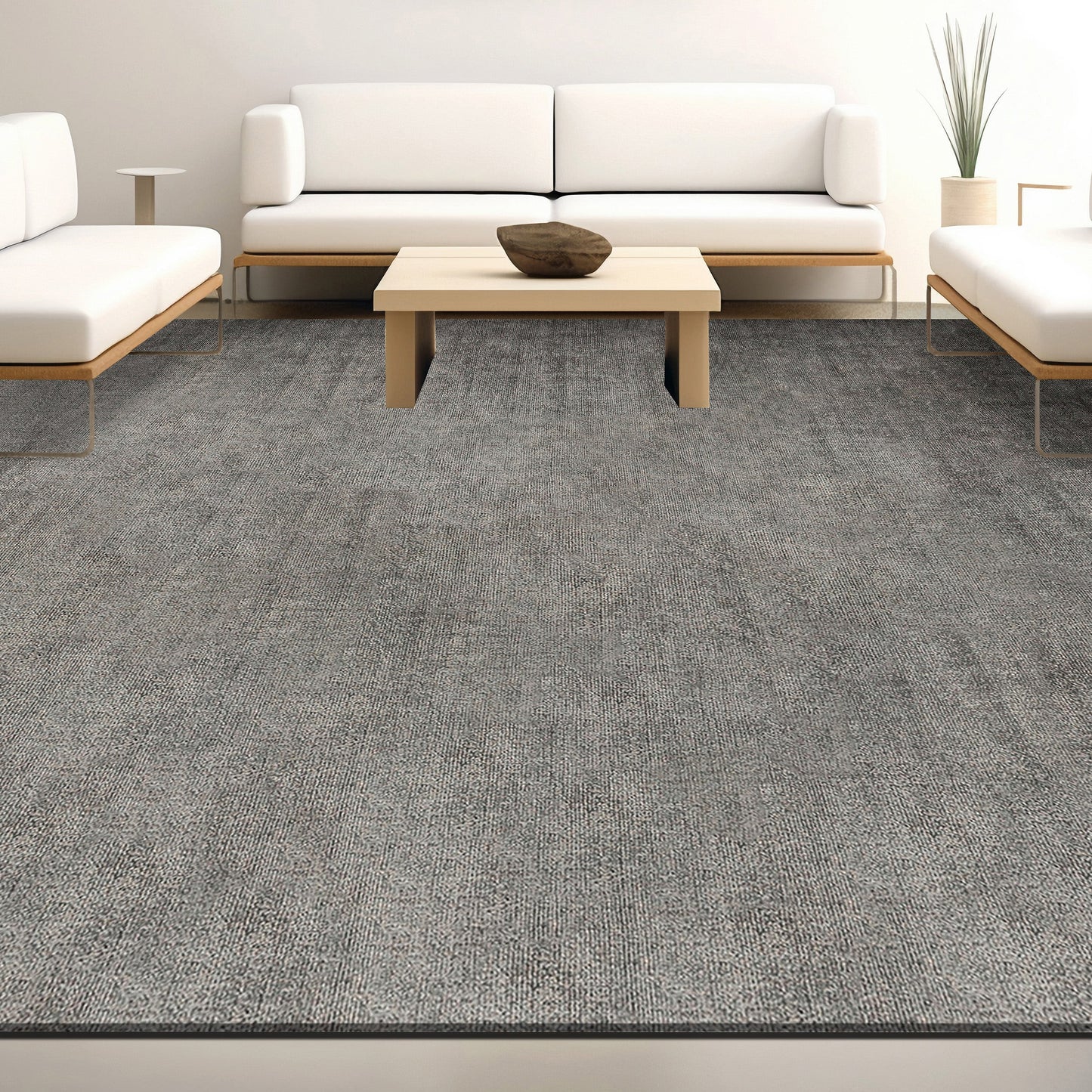 MONACO PLUSH PILE PLAIN GREY