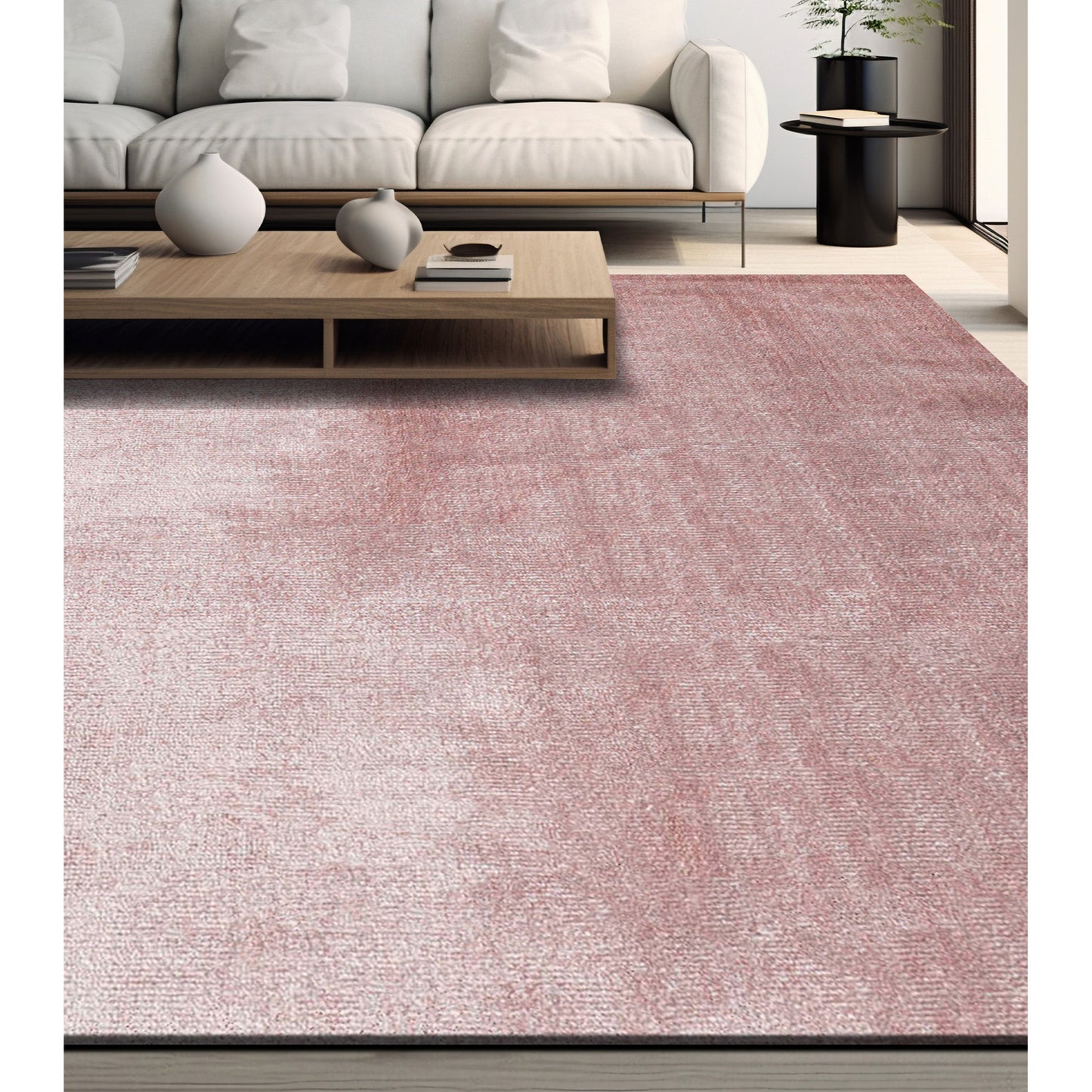 MONACO PLUSH PILE PLAIN PINK