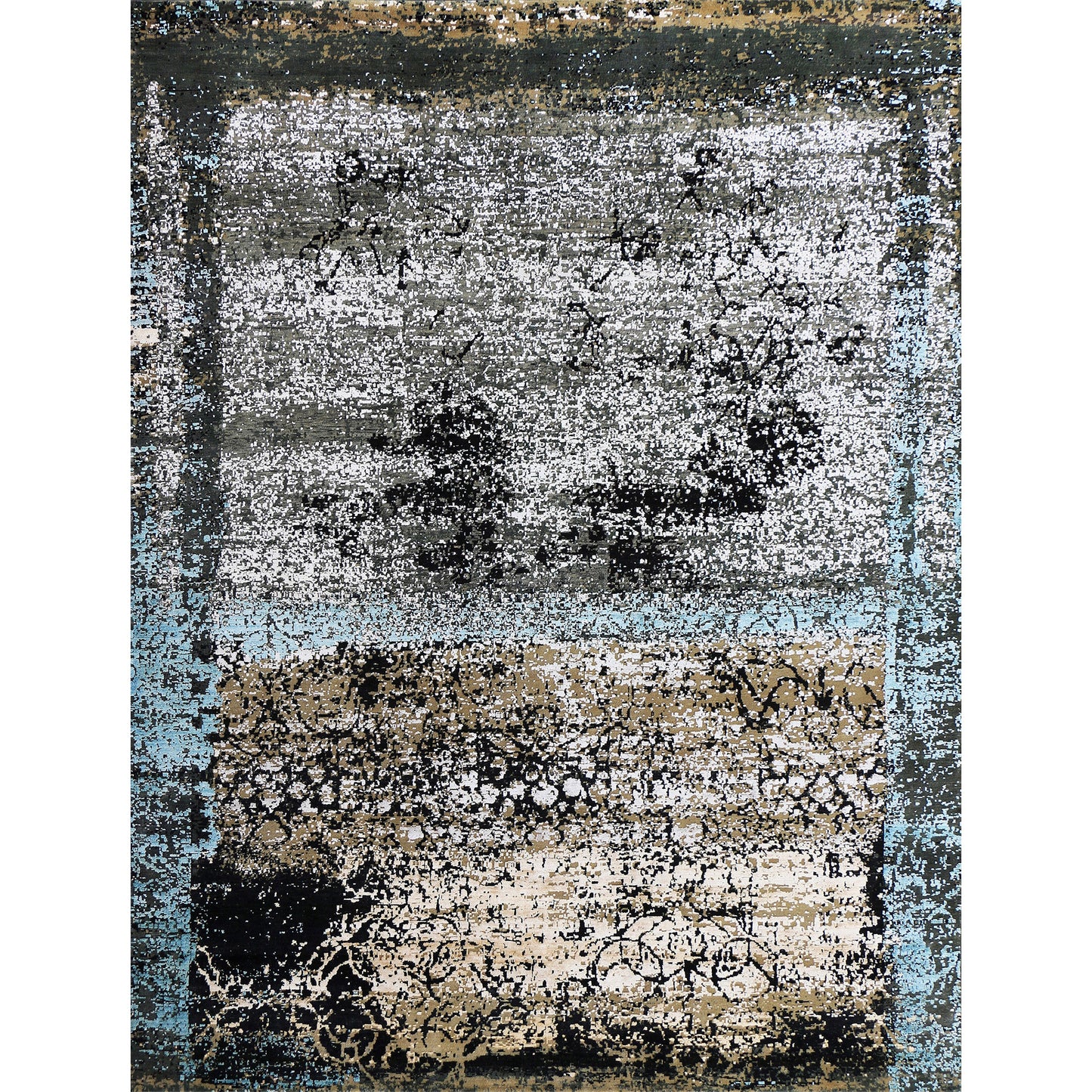 NEO VILLA 4622R CHARCOAL / LIGHT BLUE