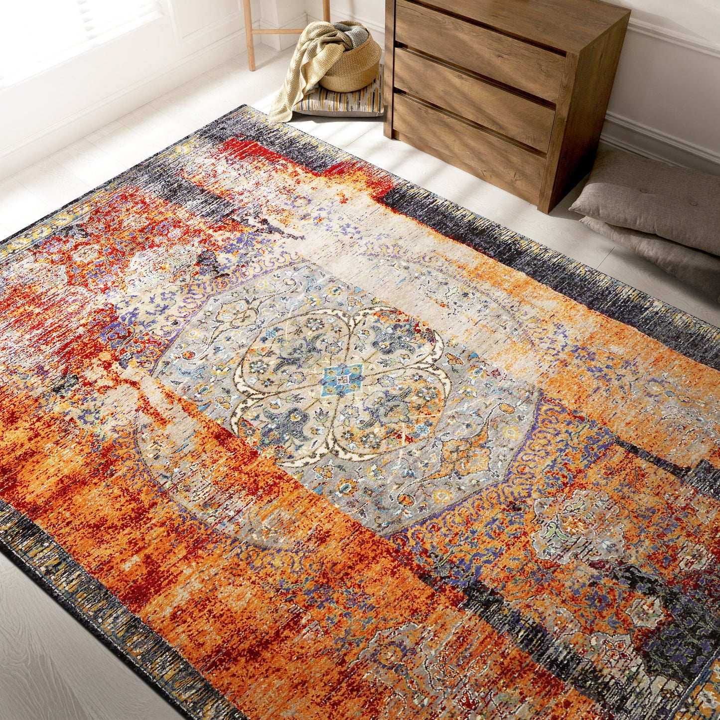 NEO VILLA 4771R RUST / CHARCOAL