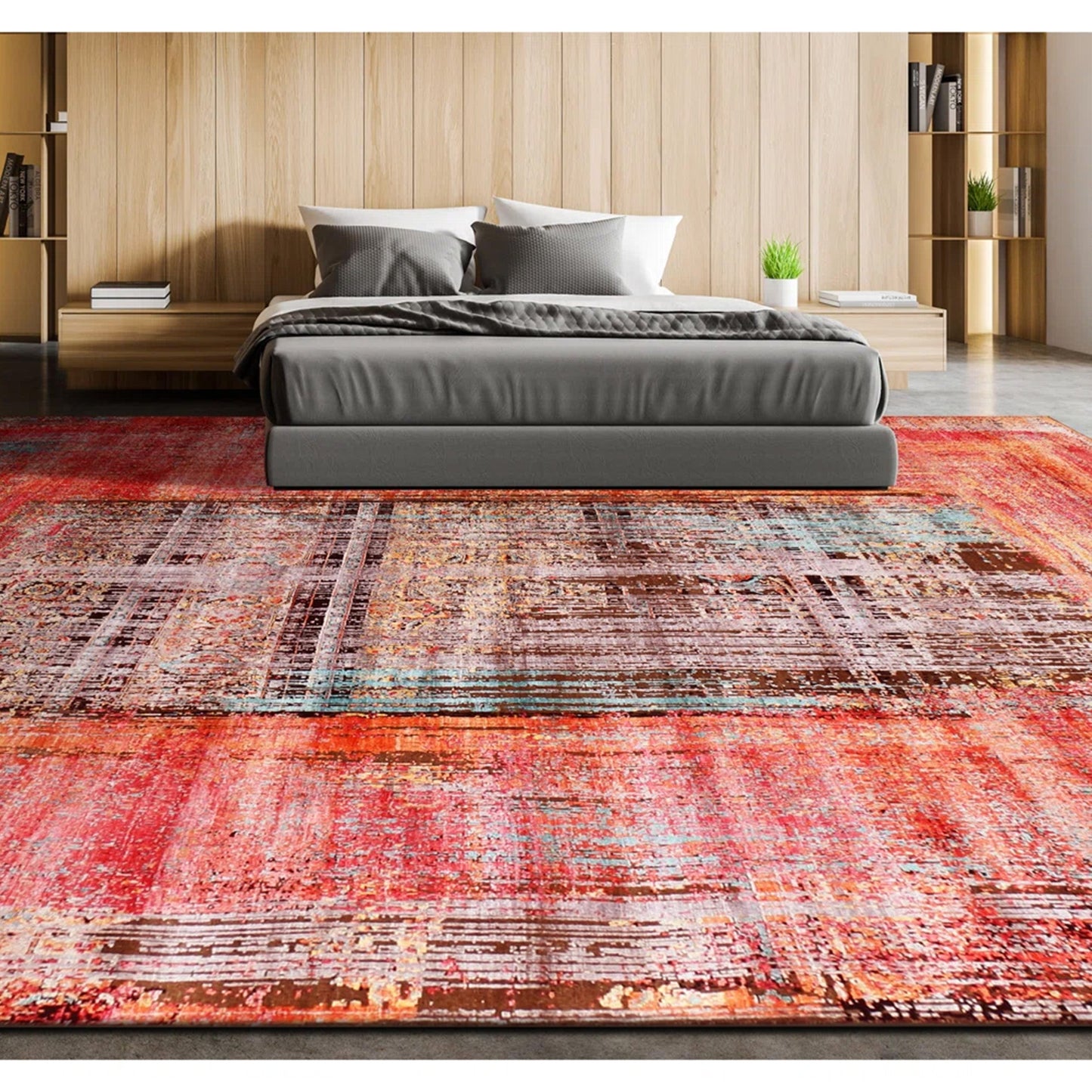 NEO VILLA 5071R BROWN / RED