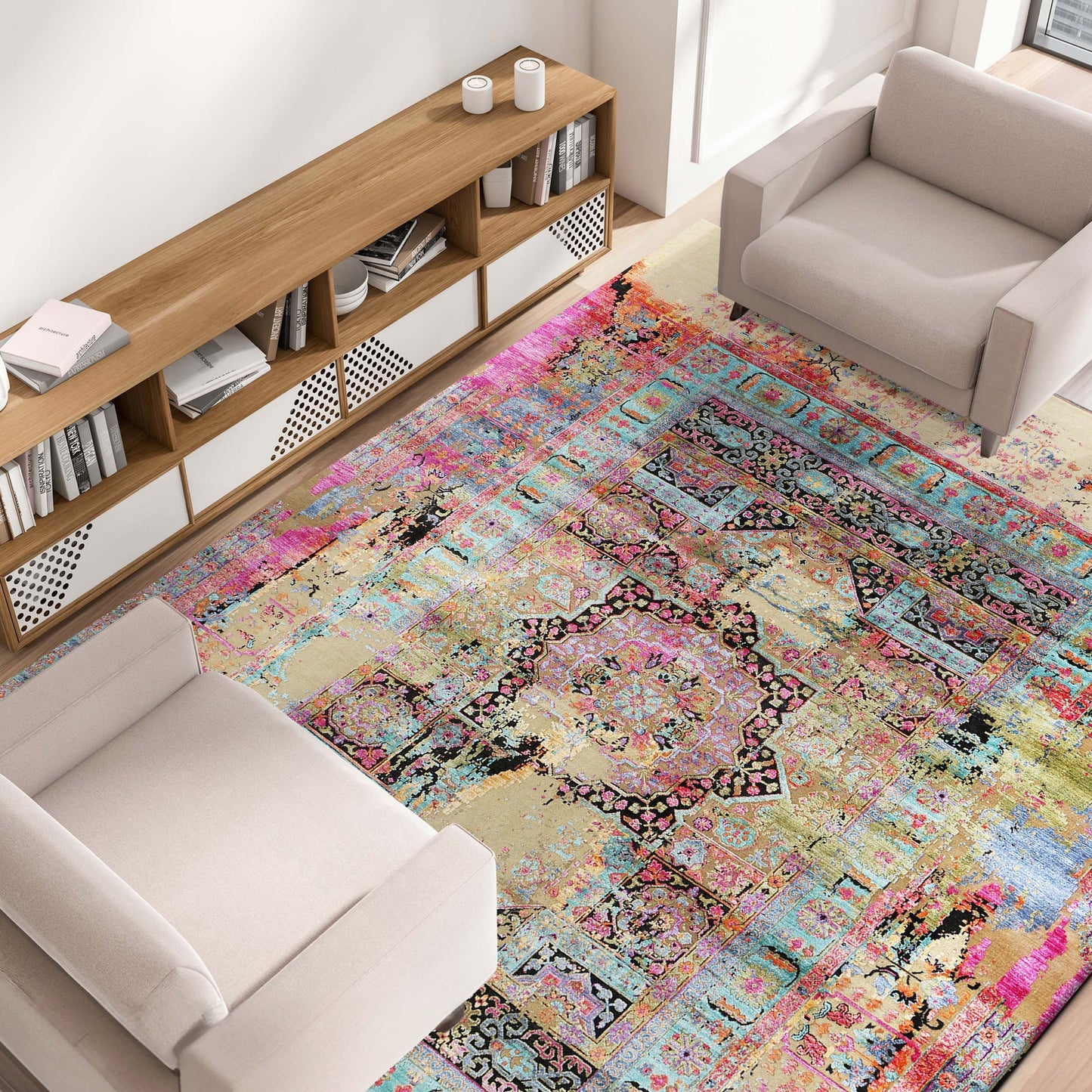 NEO VILLA 5083R CAMEL / MULTI