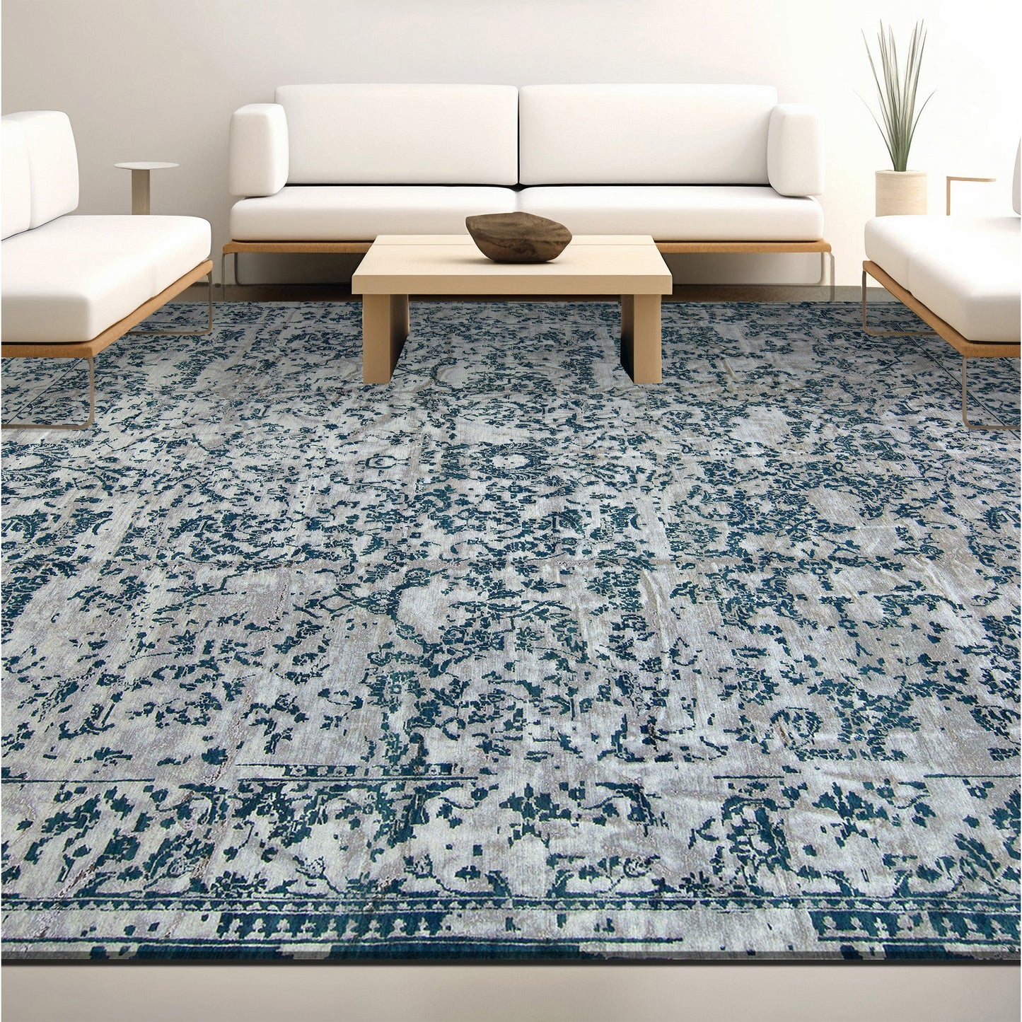 NEO VILLA CRO07 BEIGE / BLUE