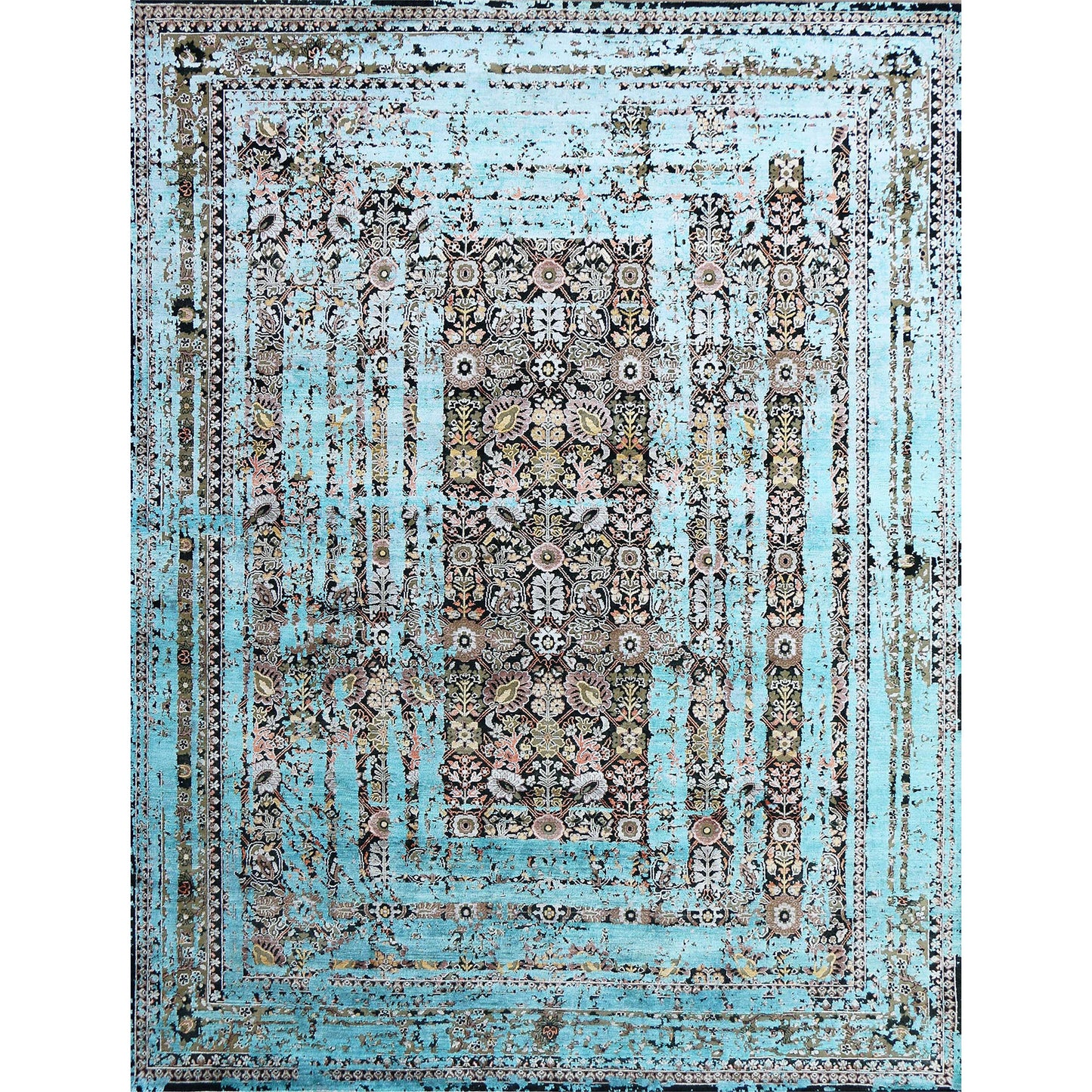 NEO VILLA R5064 CAMEL / TURQUOISE