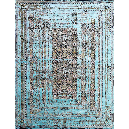 NEO VILLA R5064 CAMEL / TURQUOISE