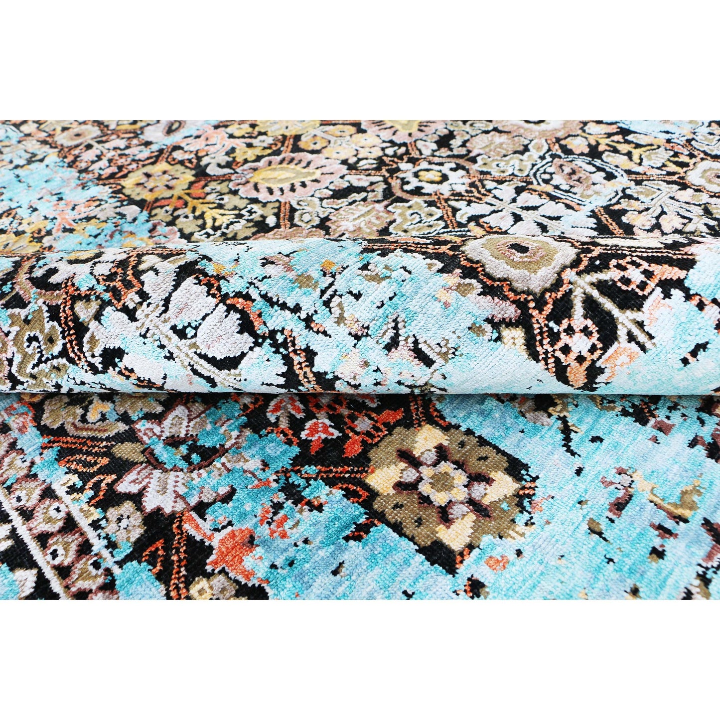 NEO VILLA R5064 CAMEL / TURQUOISE