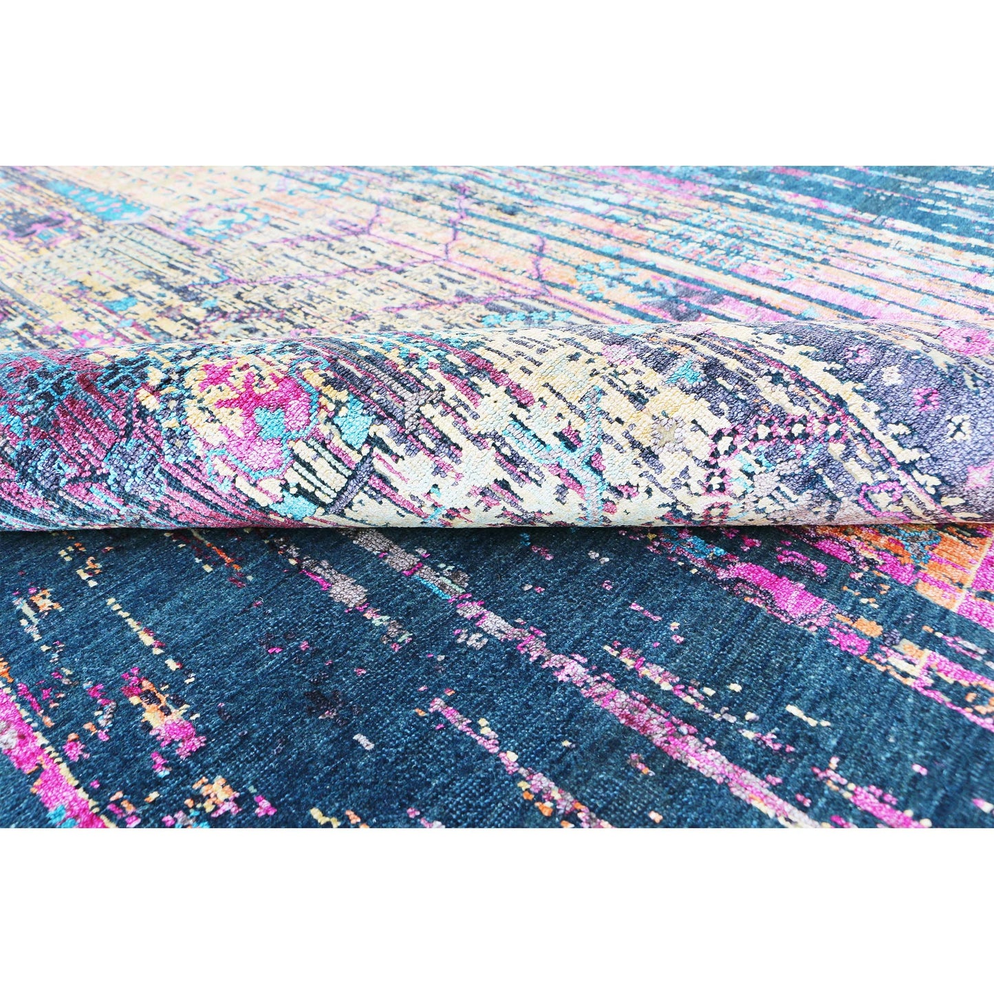 NEO VILLA R5074 DARK BLUE / PINK