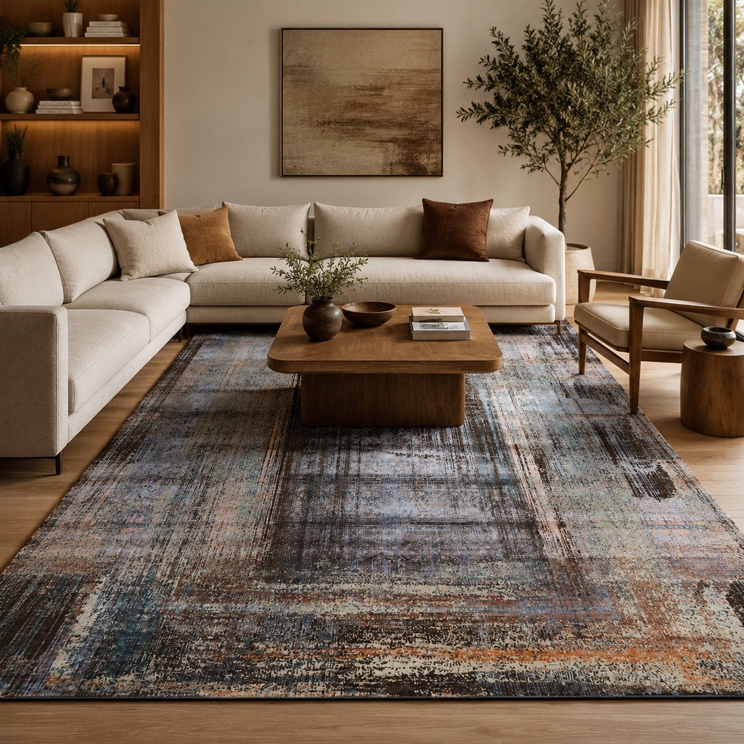 NEO VILLA R5094  BEIGE / MULTI