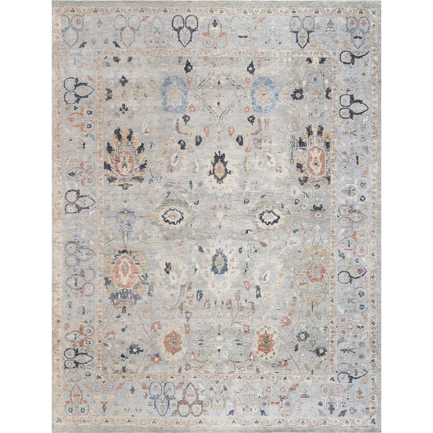 NEO VILLA ALL WOOL 100BC SILVER / MULTI