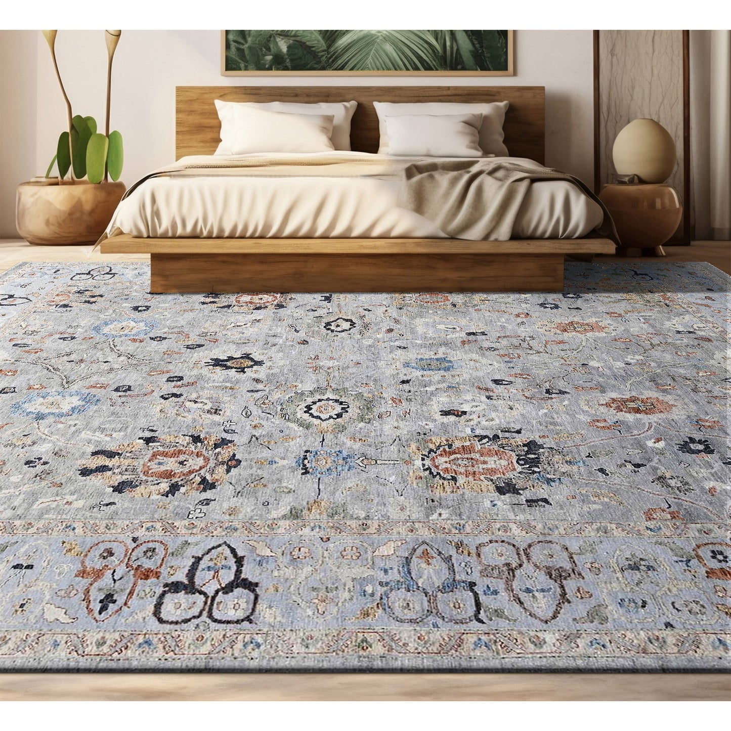 NEO VILLA ALL WOOL 100OX SILVER / LIGHT BLUE