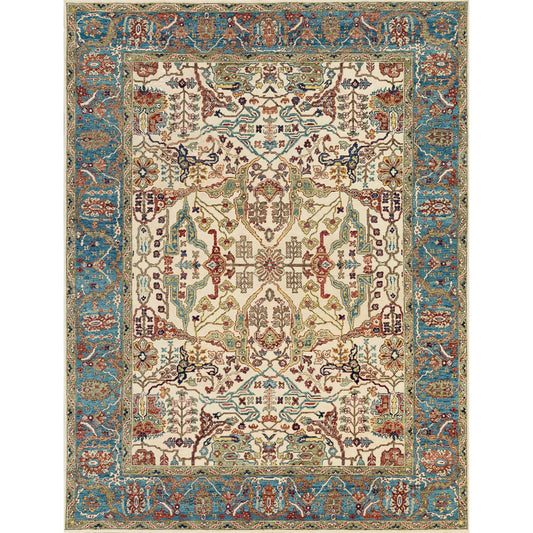 NEO VILLA ALL WOOL 11-KP IVORY / BLUE