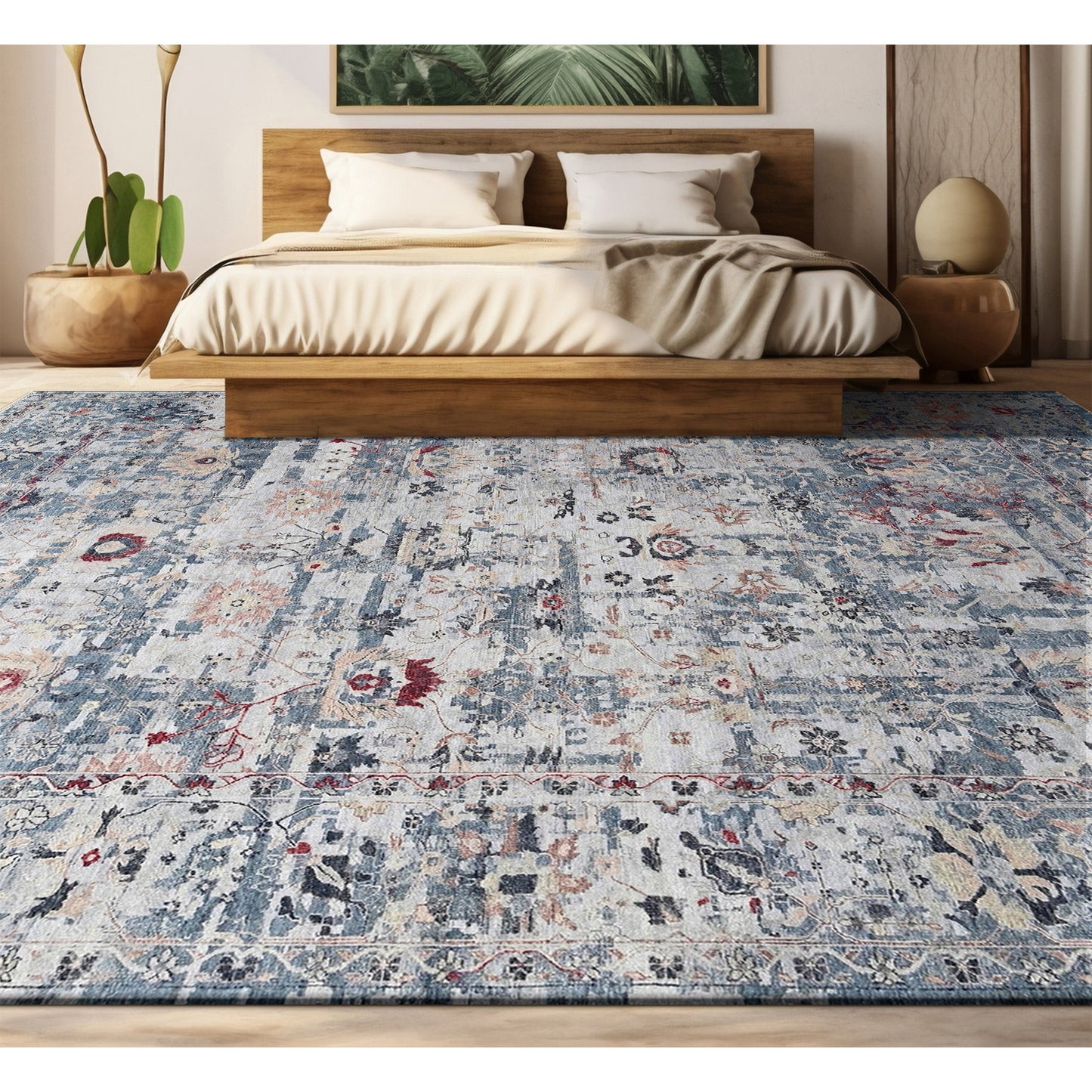 NEO VILLA ALL WOOL 110BC SILVER / BLUE
