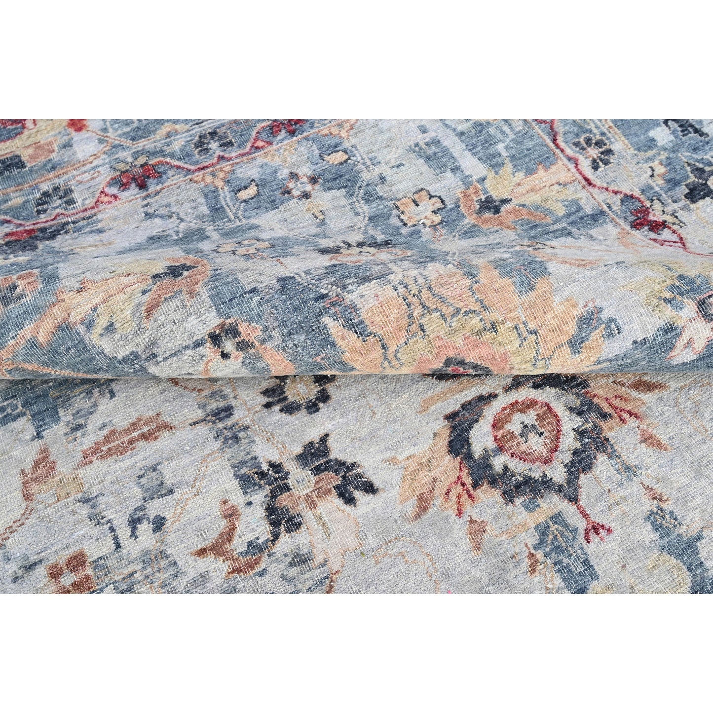 NEO VILLA ALL WOOL 110BC SILVER / BLUE
