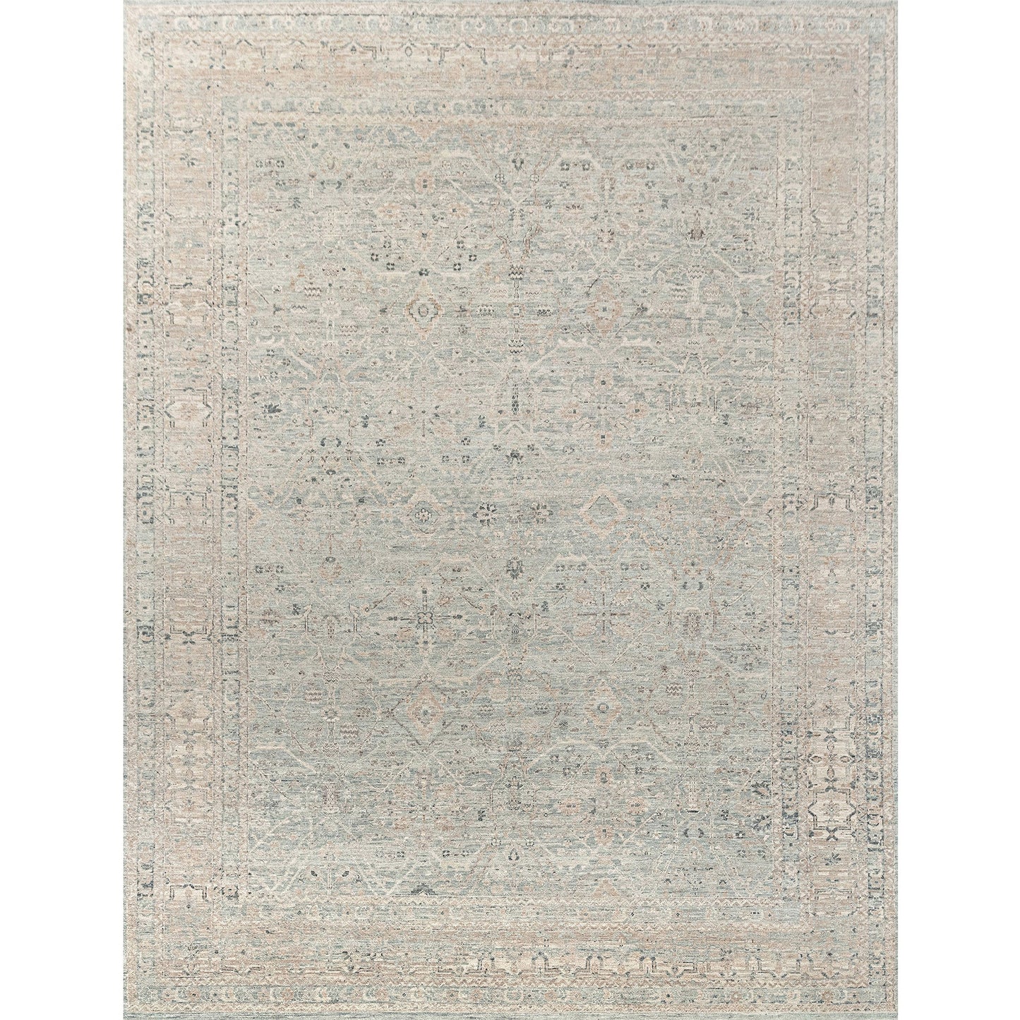 NEO VILLA ALL WOOL 11203 LIGHT BLUE / IVORY