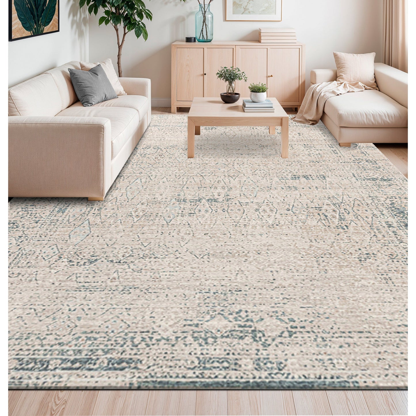 NEO VILLA ALL WOOL 252GC BLUE / IVORY