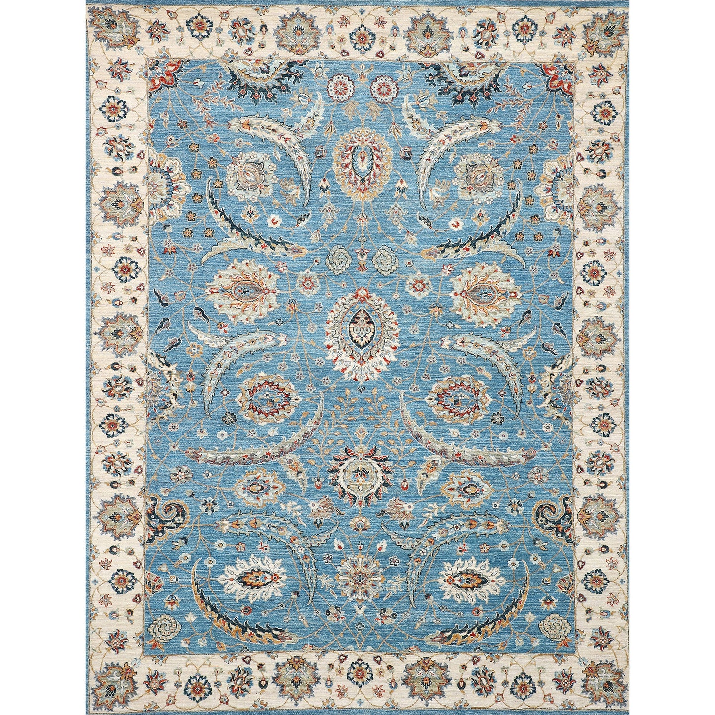 NEO VILLA ALL WOOL 39-KE BLUE / BEIGE