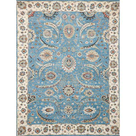 NEO VILLA ALL WOOL 39-KE BLUE / BEIGE