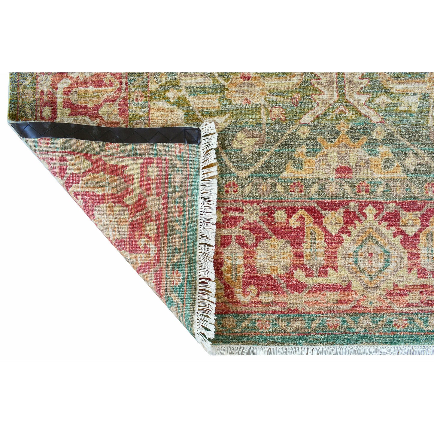 NEO VILLA ALL WOOL 5802L LIGHT GREEN / RED