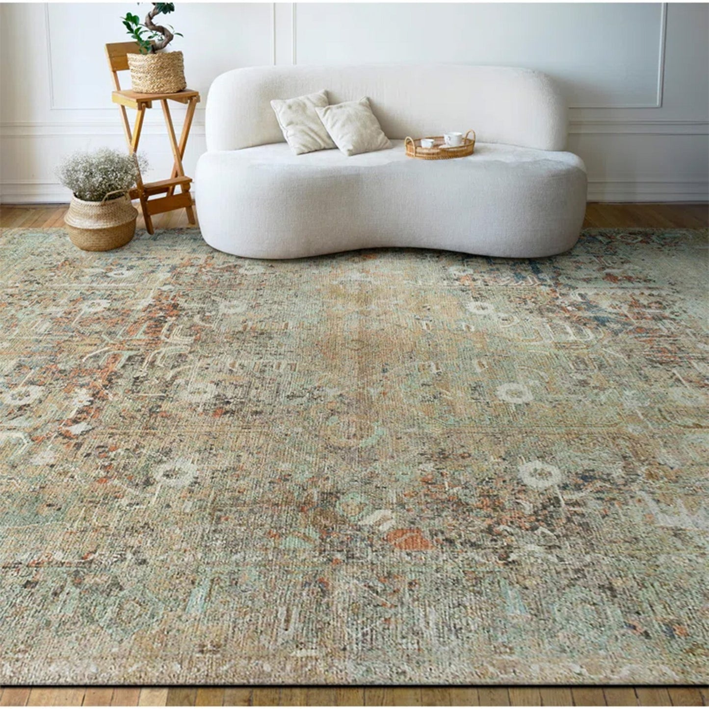 NEO VILLA ALL WOOL 5833L LIGHT GREEN / MULTI