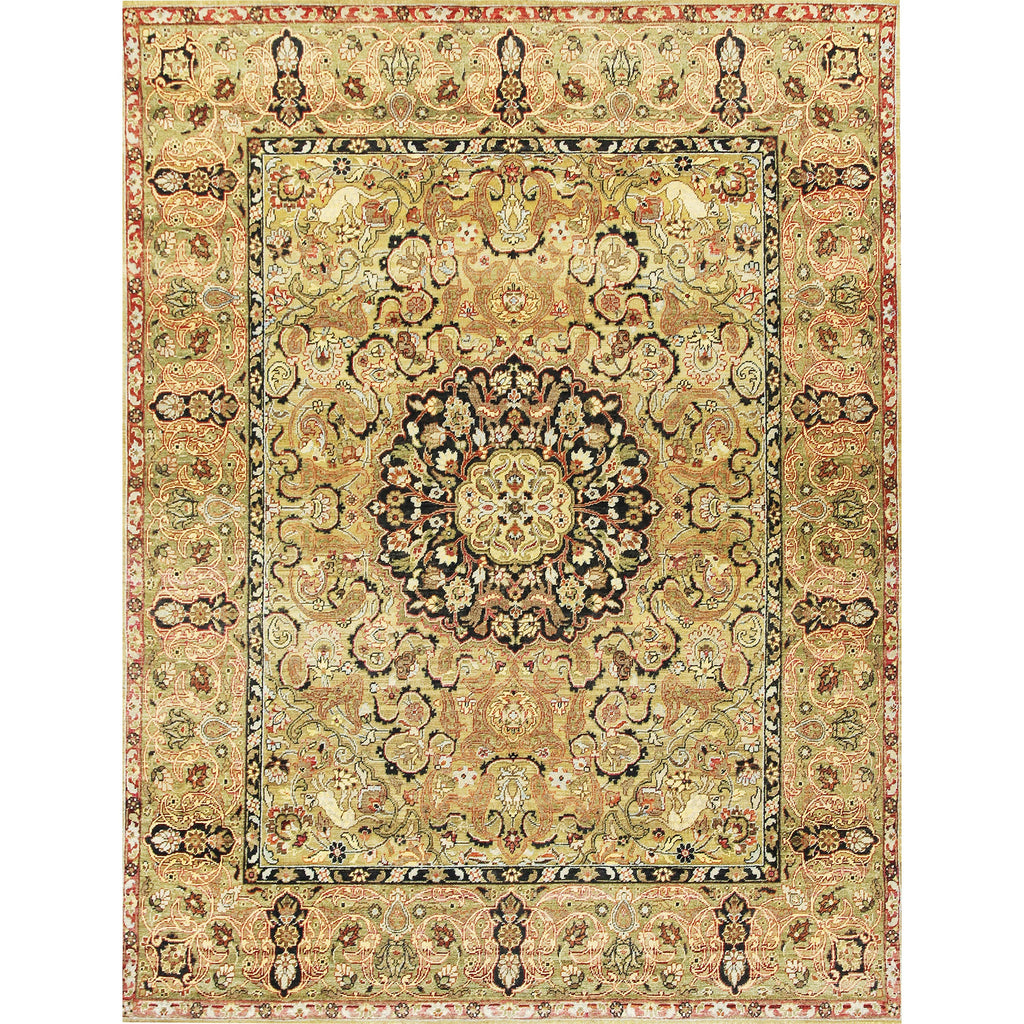 NEO VILLA ALL WOOL AC-227 MULTI / GREEN
