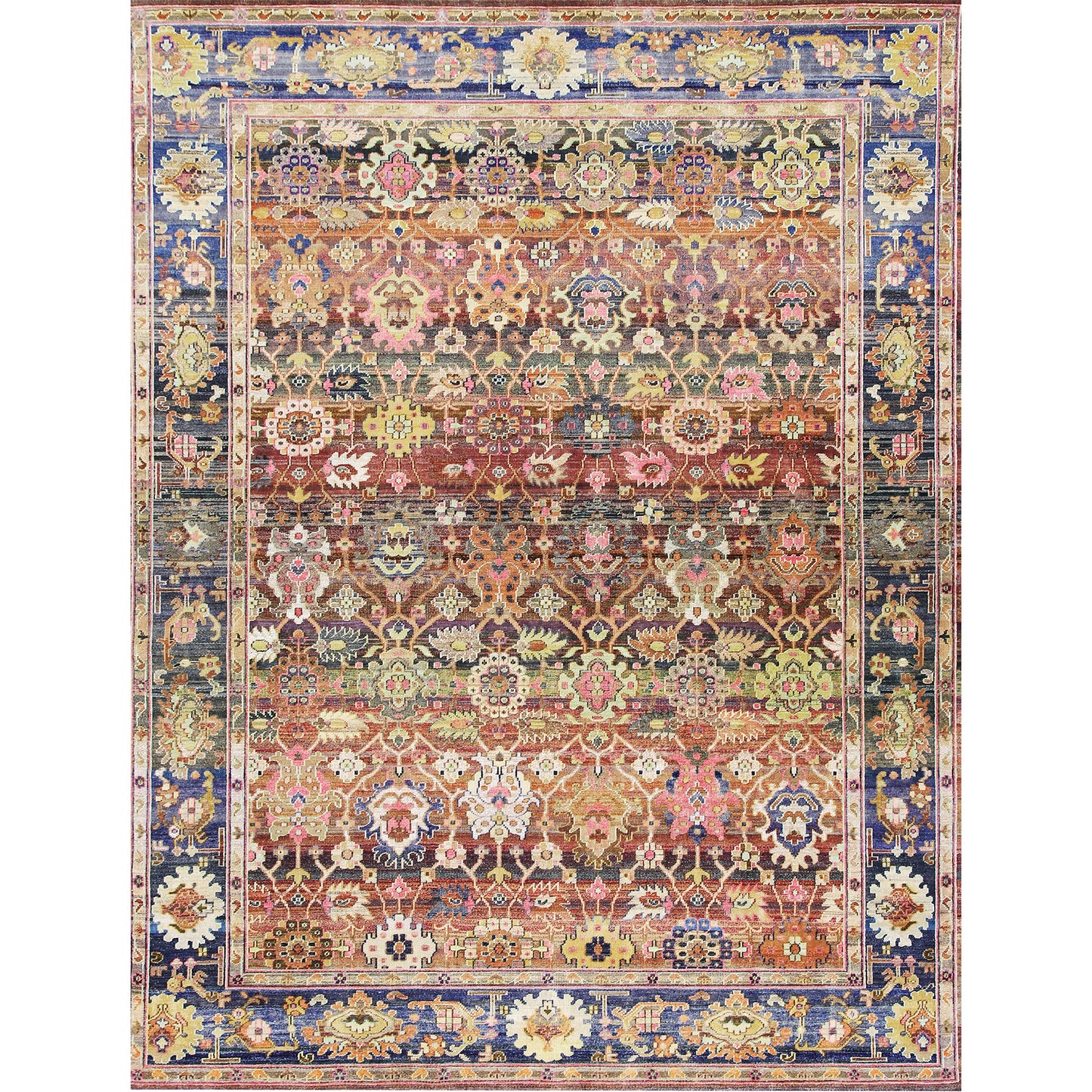 NEO VILLA ALL WOOL AC513 MULTI / BLUE