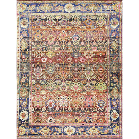 NEO VILLA ALL WOOL AC513 MULTI / BLUE