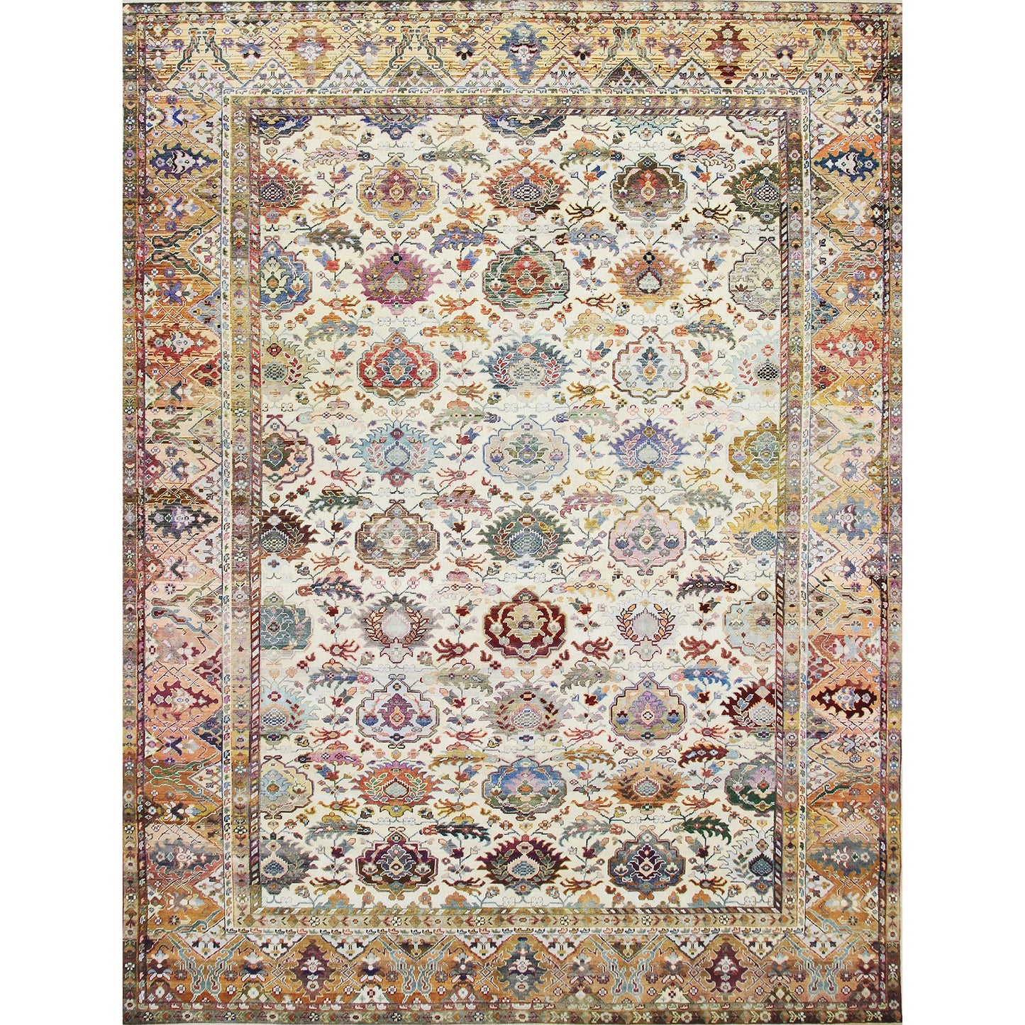 NEO VILLA ALL WOOL AC523 IVORY / MULTI