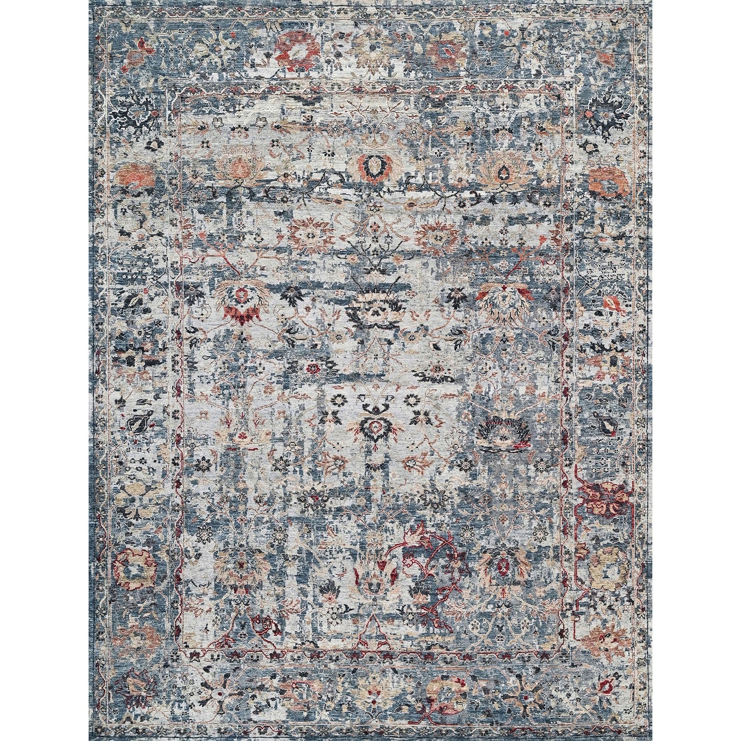 NEO VILLA ALL WOOL BX110 SILVER / BLUE