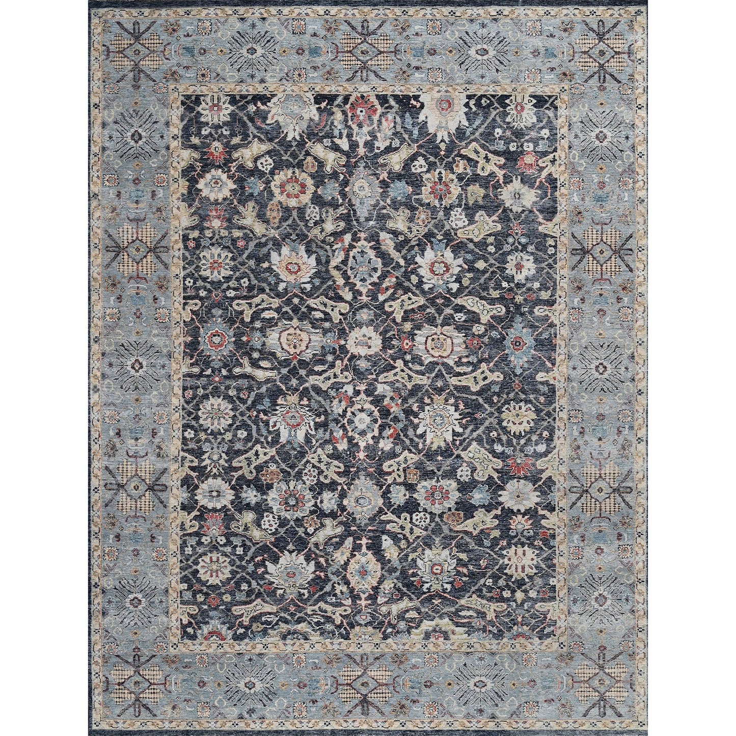 NEO VILLA ALL WOOL BX187 CHARCOAL / GREEN