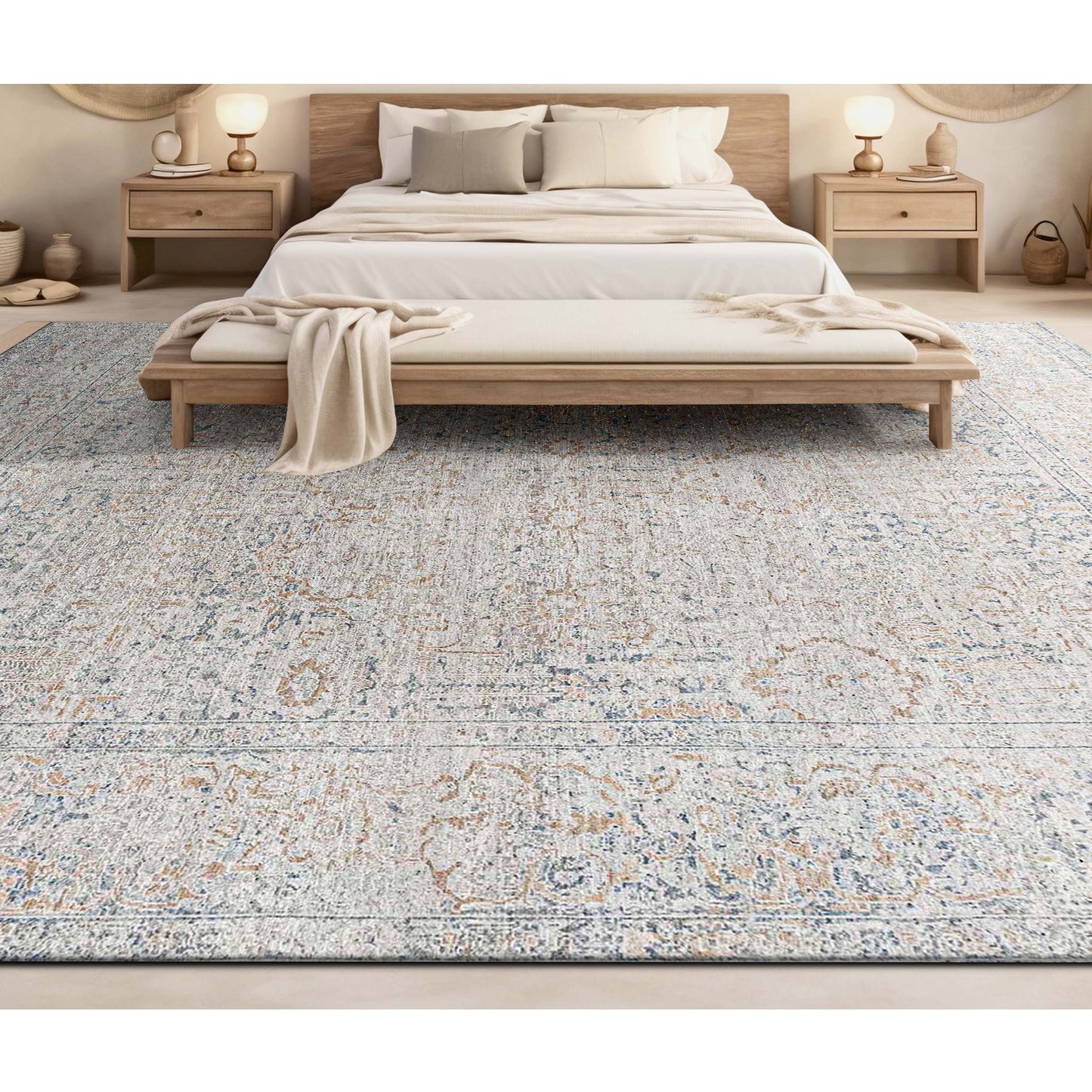 NEO VILLA ALL WOOL CTD12 GREY / BLUE