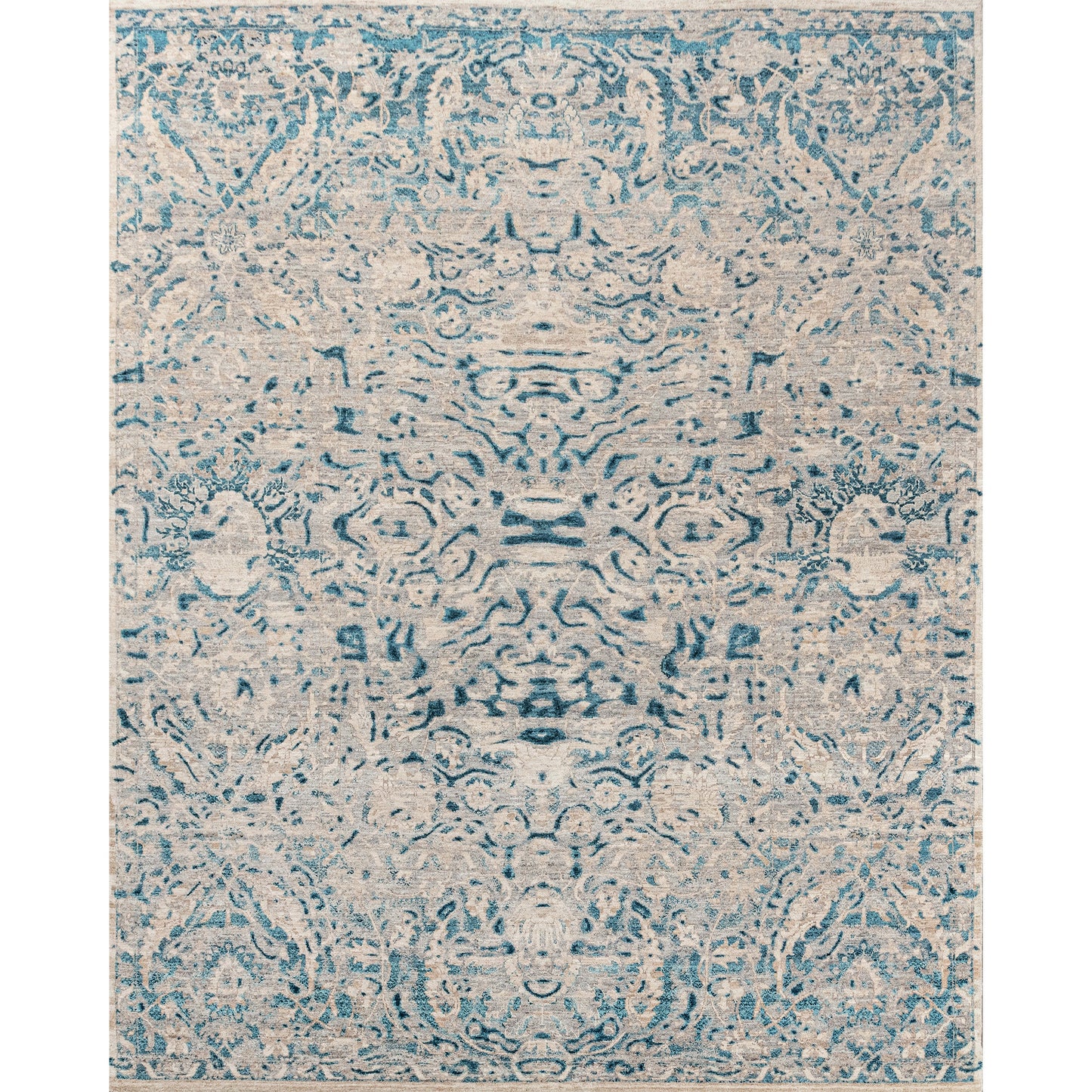 NEO VILLA ALL WOOL GU081 BEIGE / BLUE