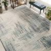 NEO VILLA ALL WOOL GU137 TURQUOISE / GREY