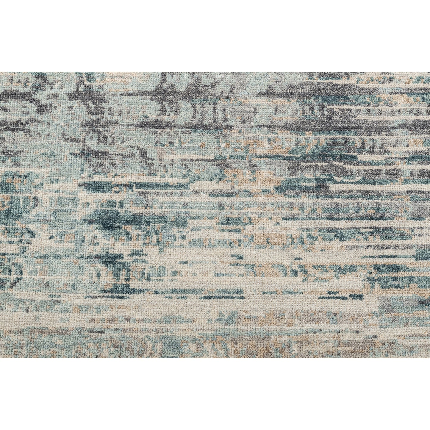 NEO VILLA ALL WOOL GU137 TURQUOISE / GREY