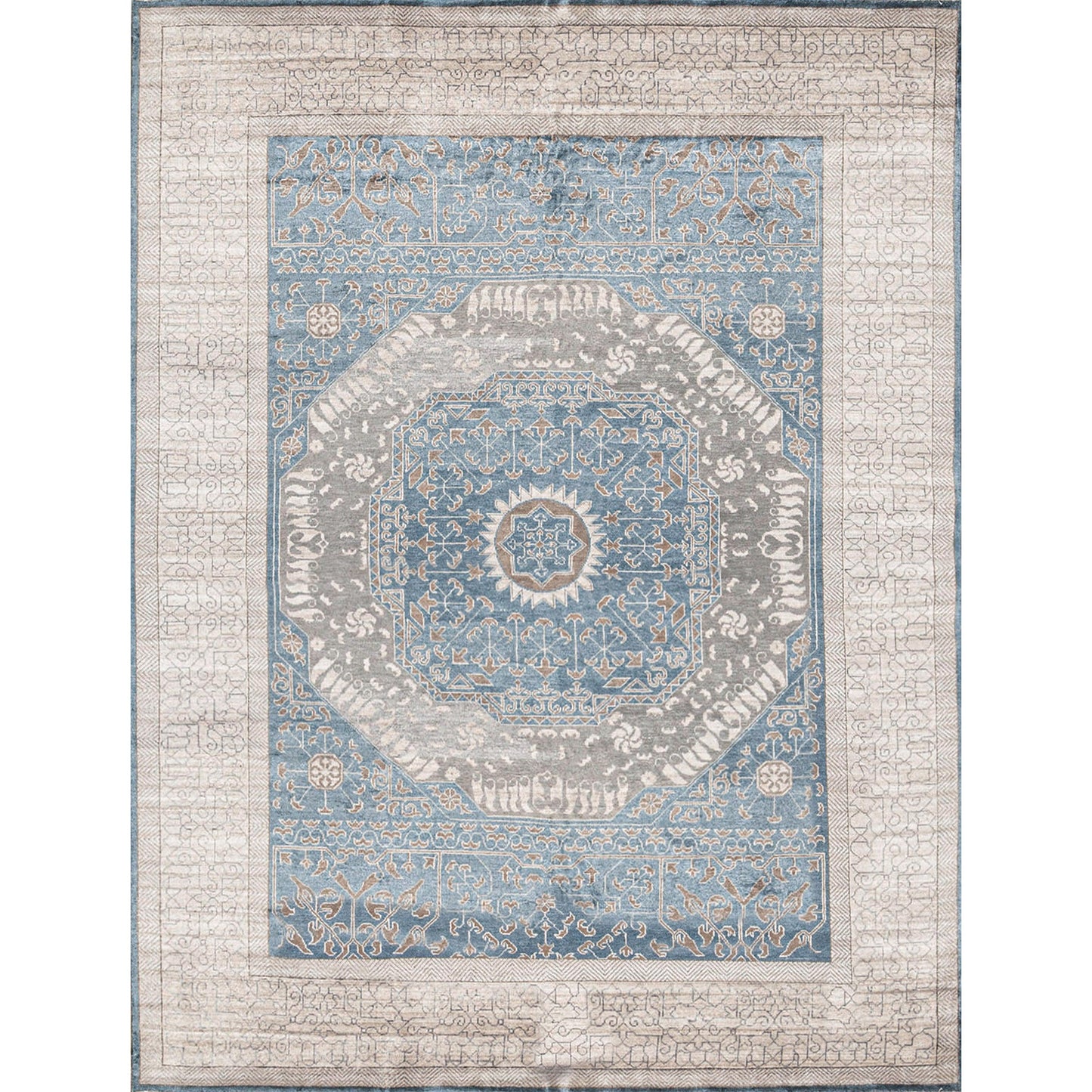 NEO VILLA ALL WOOL JR-46 GREY / IVORY