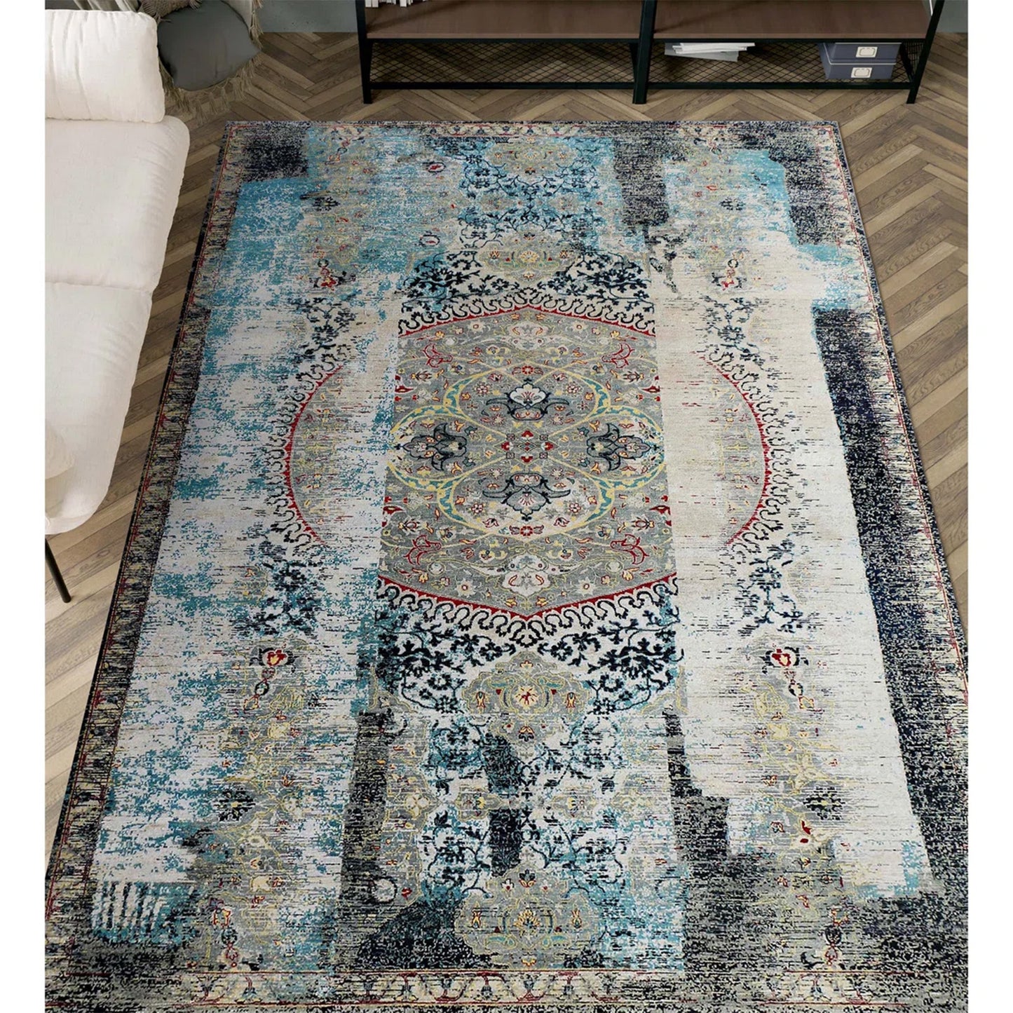 NEO VILLA ALL WOOL R4771 BEIGE / GREY