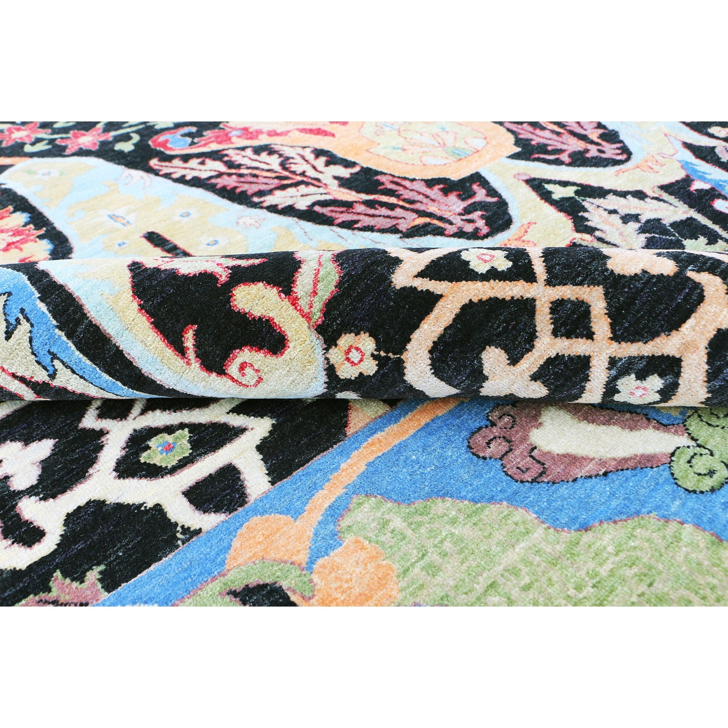 NEO VILLA ALL WOOL R4840 BLACK / BLUE