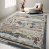 NEO VILLA ALL WOOL VE003 MULTI / RUST