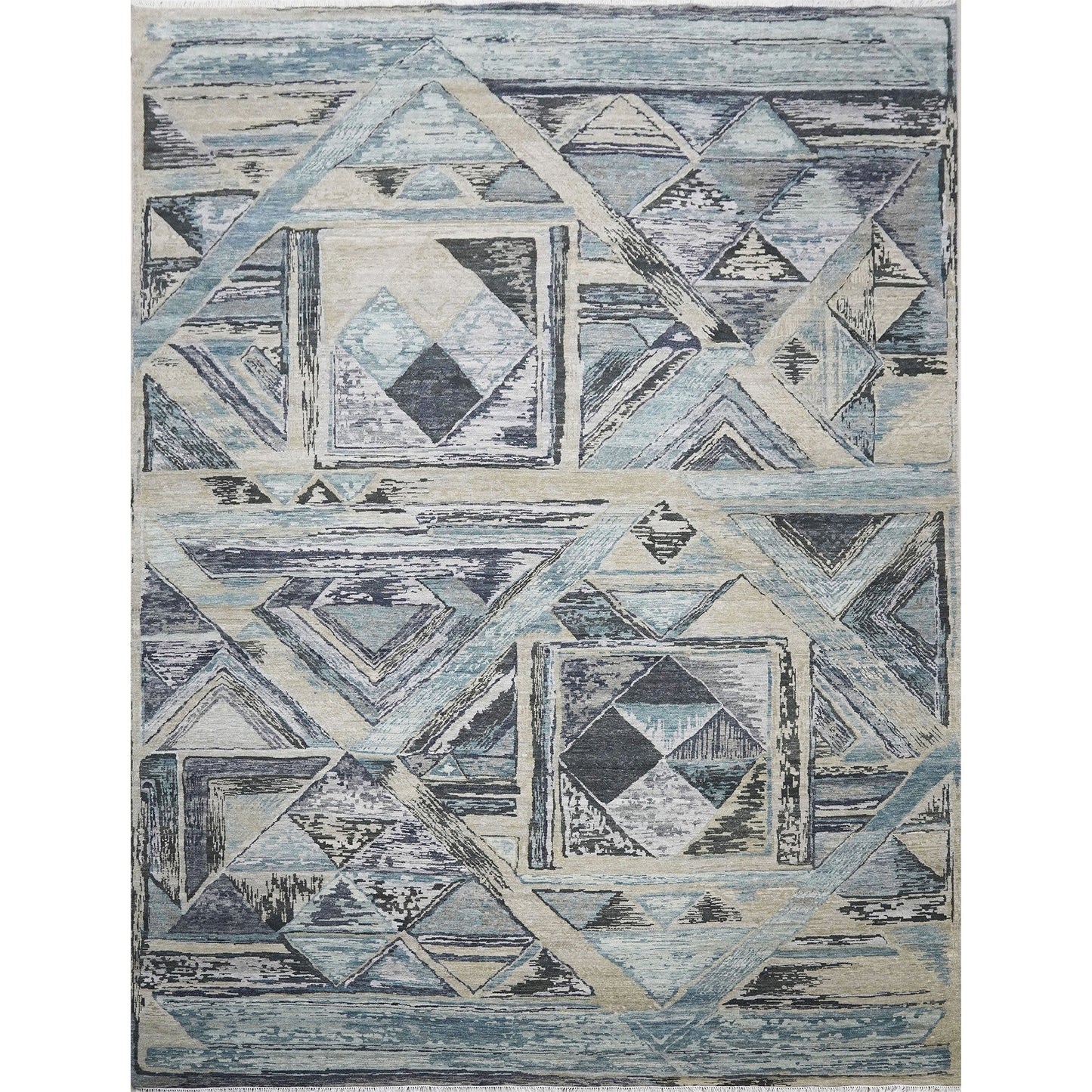 NEO VILLA ALL WOOL VE012 GREY / BLUE