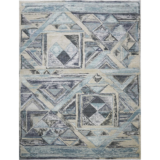 NEO VILLA ALL WOOL VE012 GREY / BLUE
