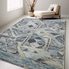 NEO VILLA ALL WOOL VE012 GREY / BLUE