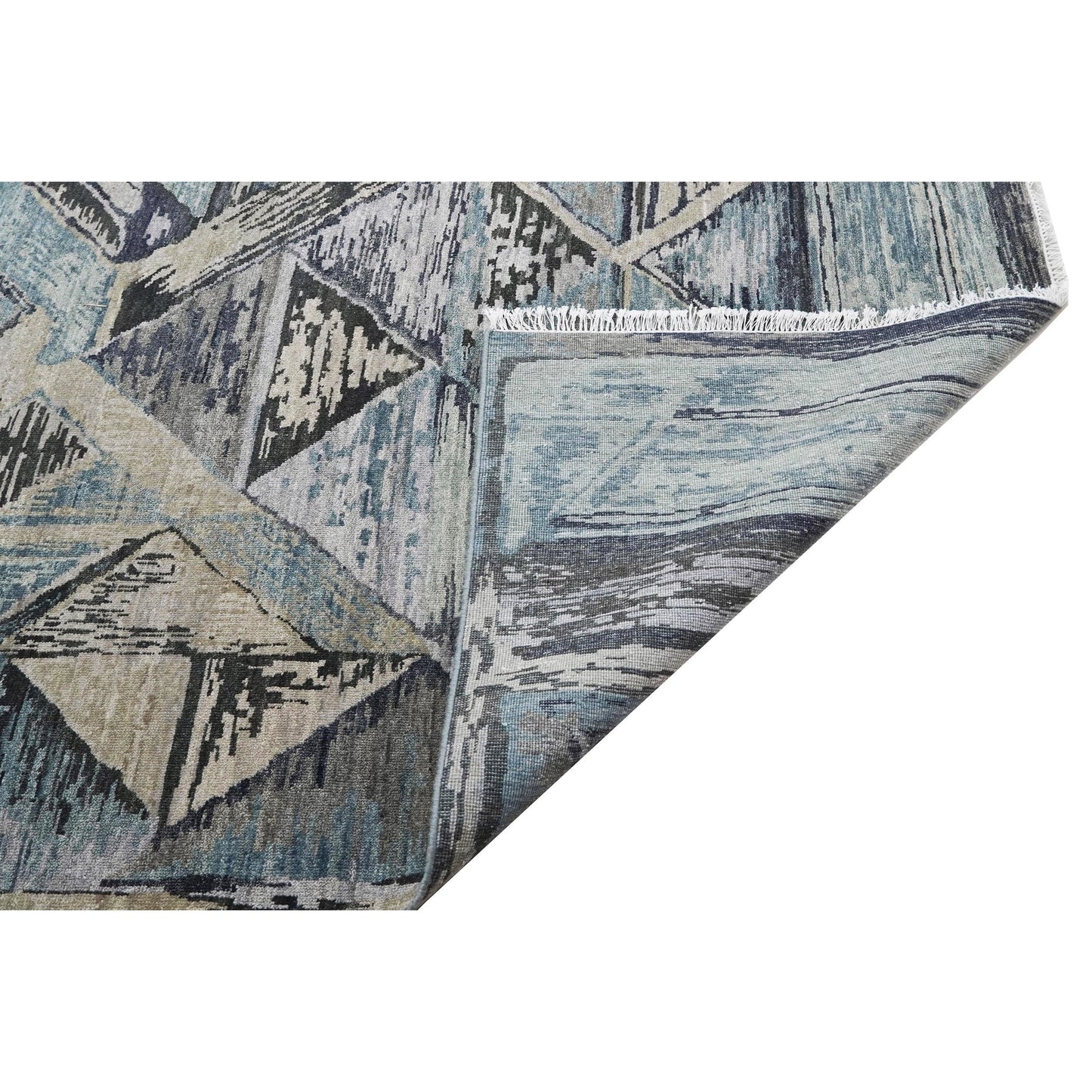 NEO VILLA ALL WOOL VE012 GREY / BLUE