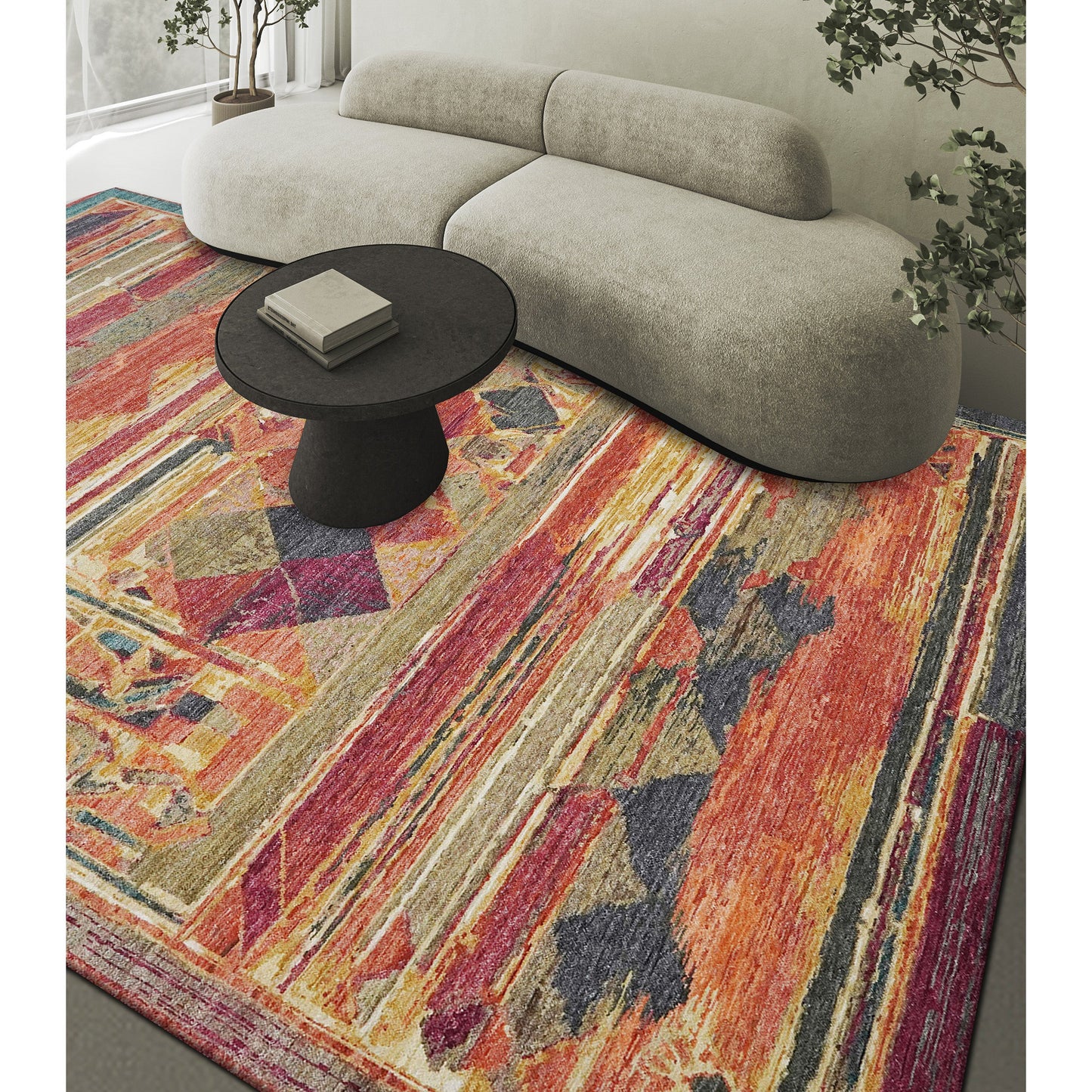 NEO VILLA ALL WOOL VE01B RED / RUST