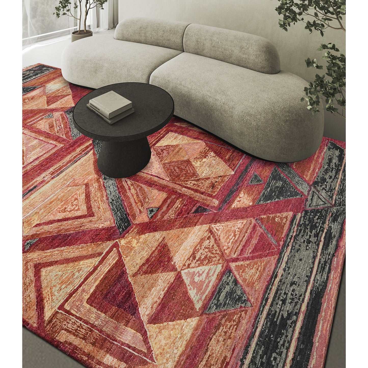 NEO VILLA ALL WOOL VE028 RED / RUST