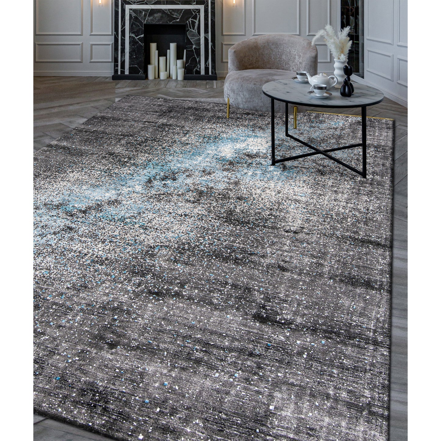 RIVIERA A8067 CHARCOAL / BLUE