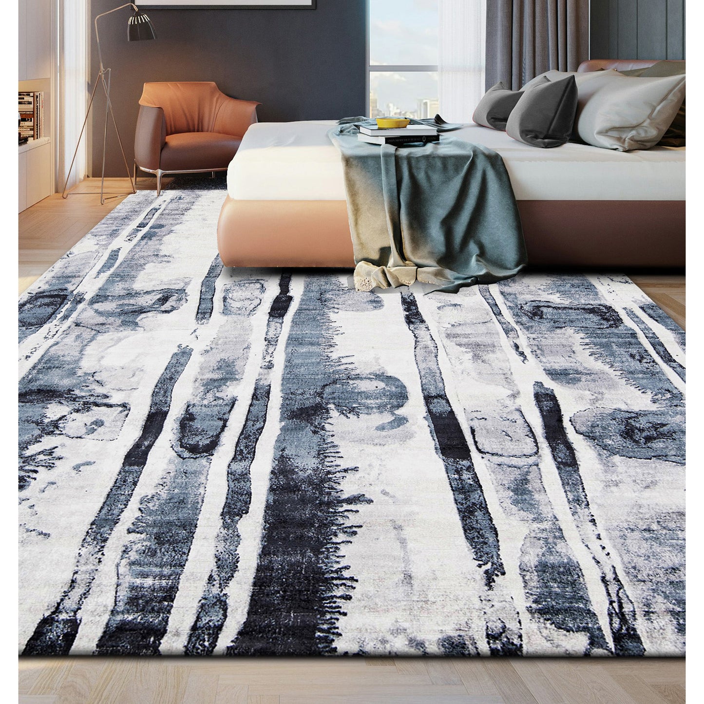 RIVIERA A2224 IVORY / DARK BLUE